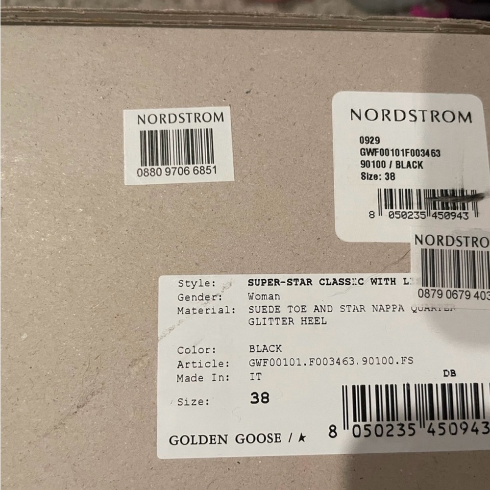 Golden Goose Black Leather & Suede Sneakers - Picture 8 of 8